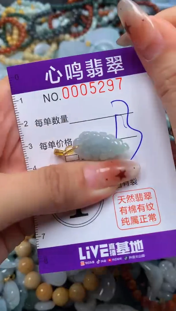 翡翠未镶嵌颈饰闪购005297