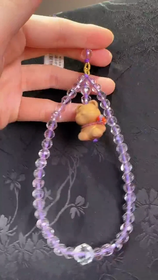 未镶嵌手绳水晶小熊款