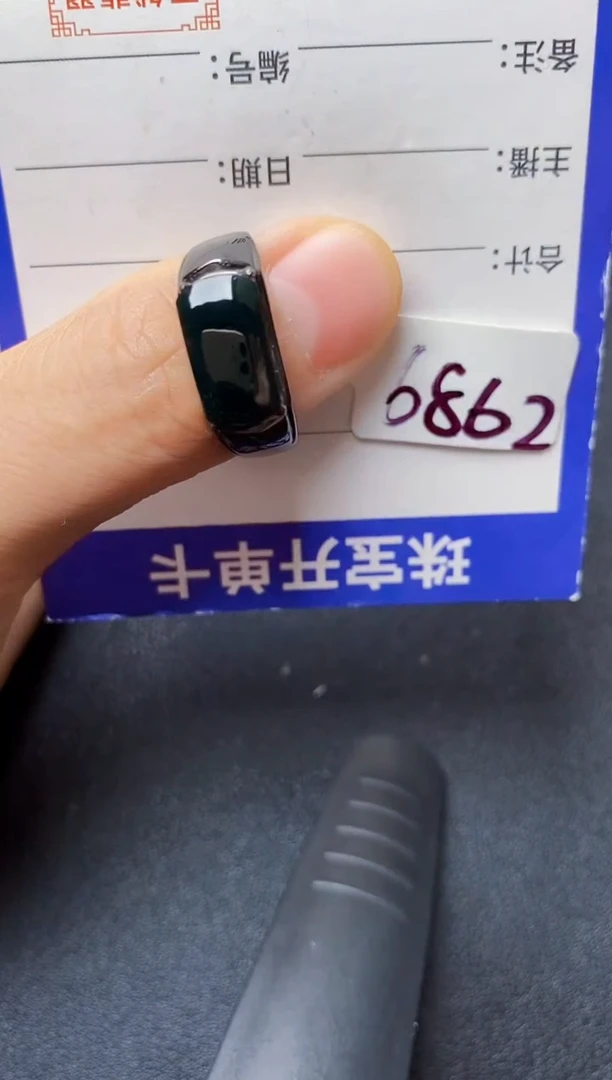 翡翠戒指银S925镶嵌22222222