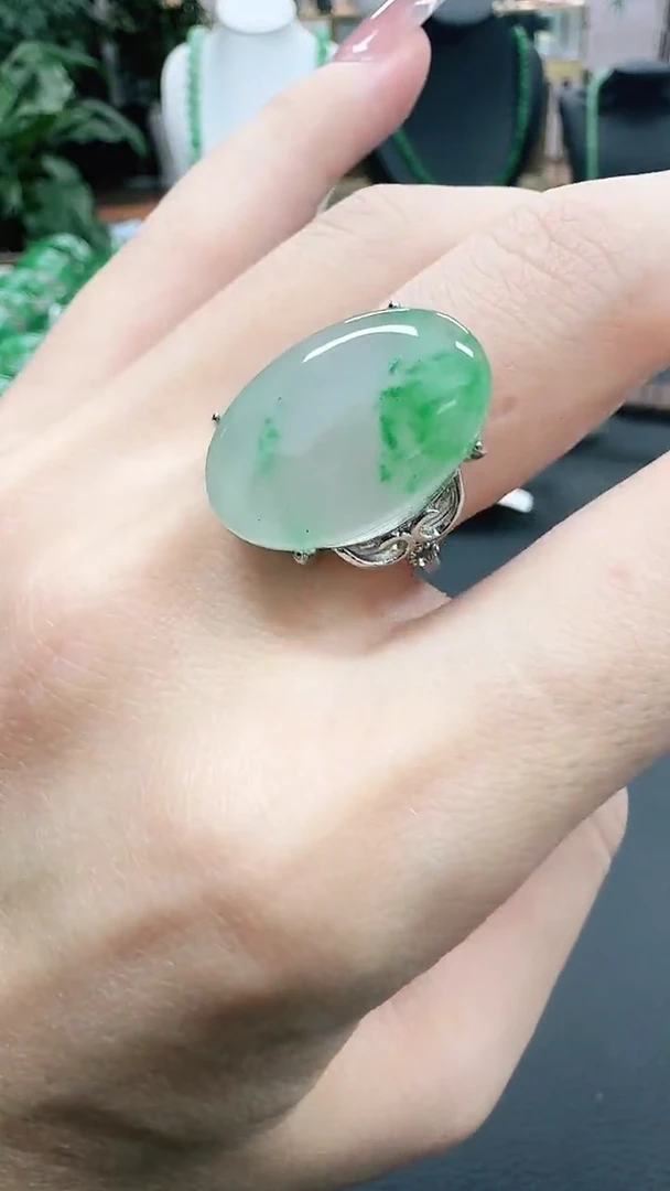 未镶嵌1石英质玉（非洲翠）/0659