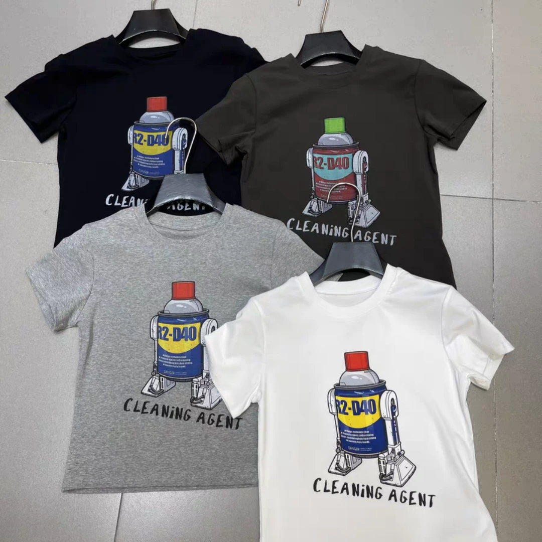 【济州岛】机器瓶子印花短袖