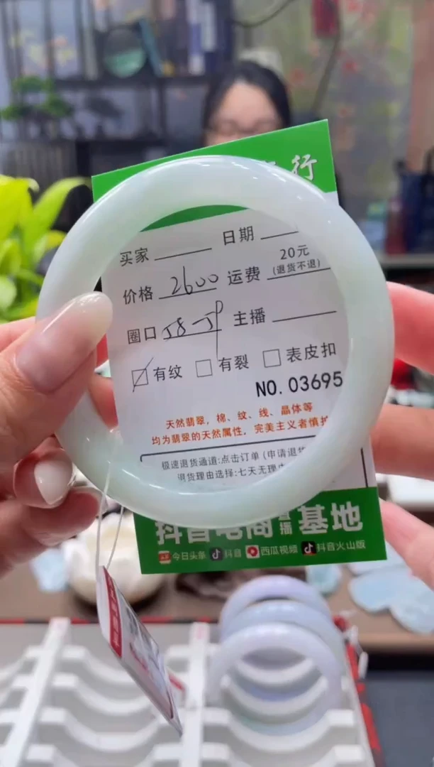 未镶嵌手镯翡翠3695****