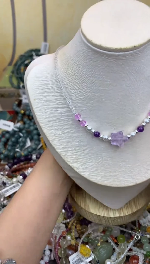 未镶嵌颈饰紫晶387
