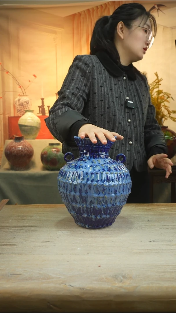 高27口12高温陶瓷花瓶花器