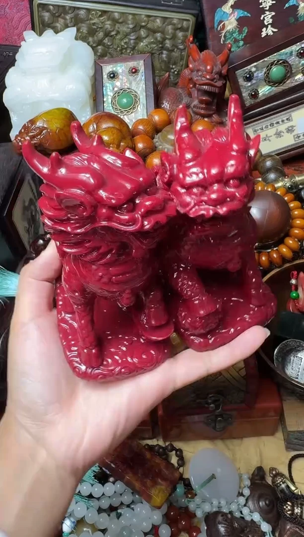 天然辰砂主播推荐：一物一拍，讲解为准！