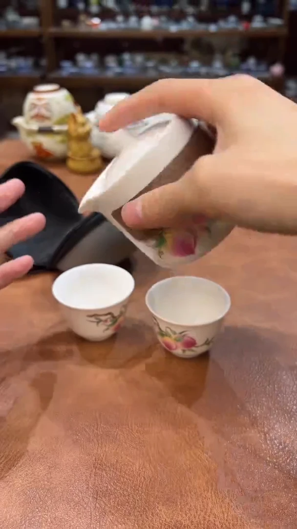 真的很便宜会开片的旅行茶具