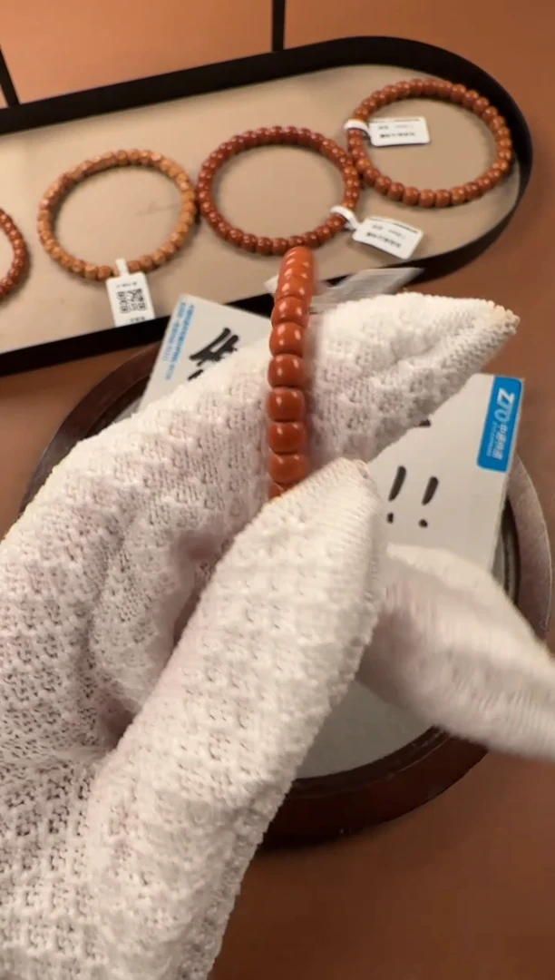 手串橄榄核5.0mm核尖单圈手串，老挝一代核，直切