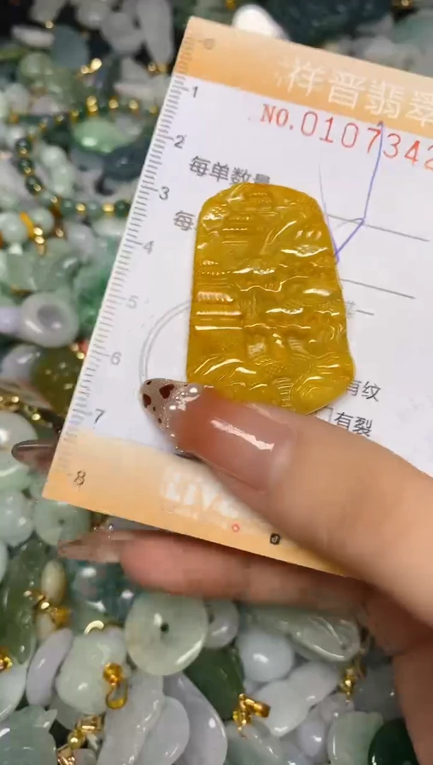 【闪购商品】翡翠颈饰未镶嵌闪购0107342多样性发其一