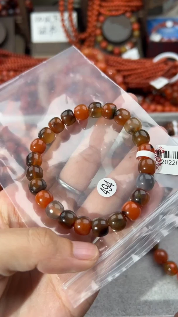 南红玛瑙手串未镶嵌9