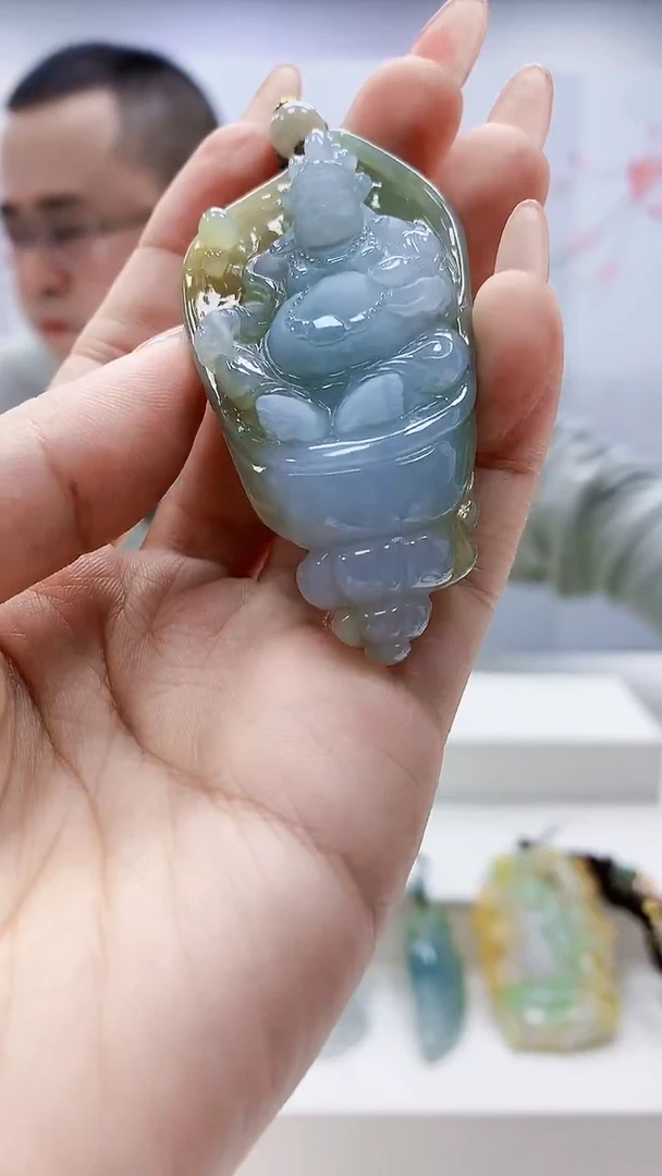 未镶嵌定制翡翠5167ty-毛货挂件97