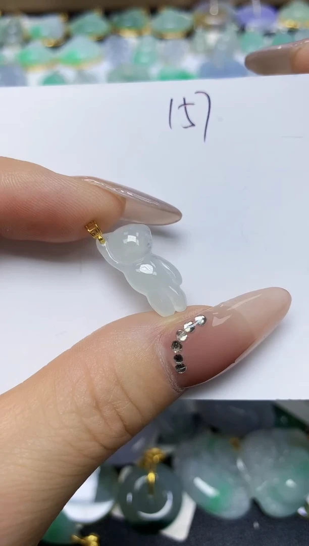 翡翠未镶嵌颈饰天然翡翠A货