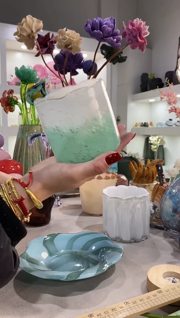 慕忆家手作琉璃花瓶