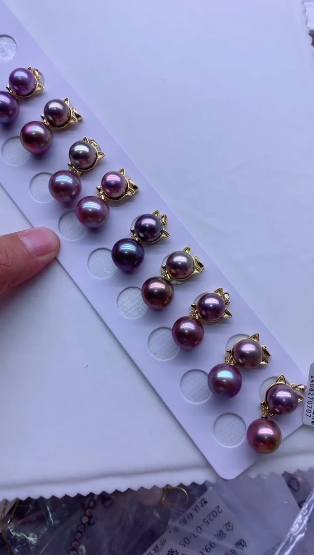 【闪购商品】淡水珍珠银S925镶嵌吊坠(不含链)多发其一