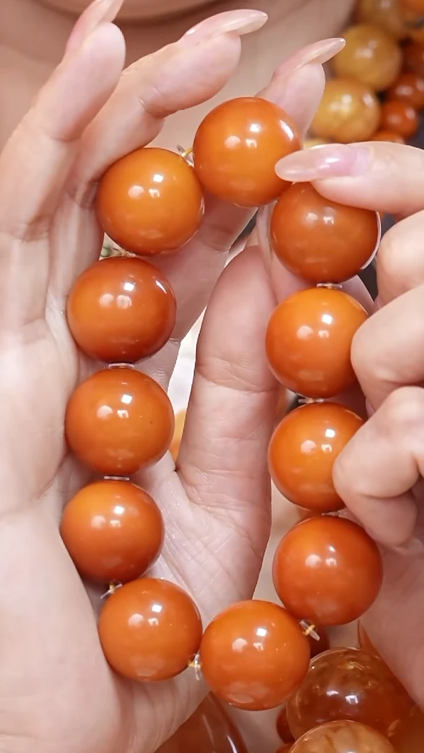 蜜蜡颈饰未镶嵌222  2283天然蜜蜡珠宝奇石云端妖孽全部保真