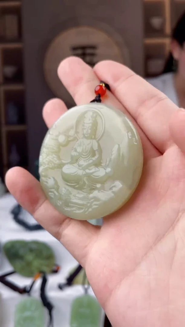 颈饰未镶嵌和田玉拍一发一，多样性发货