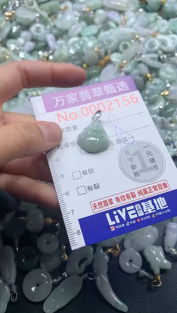 吊坠(不含链)未镶嵌翡翠2156