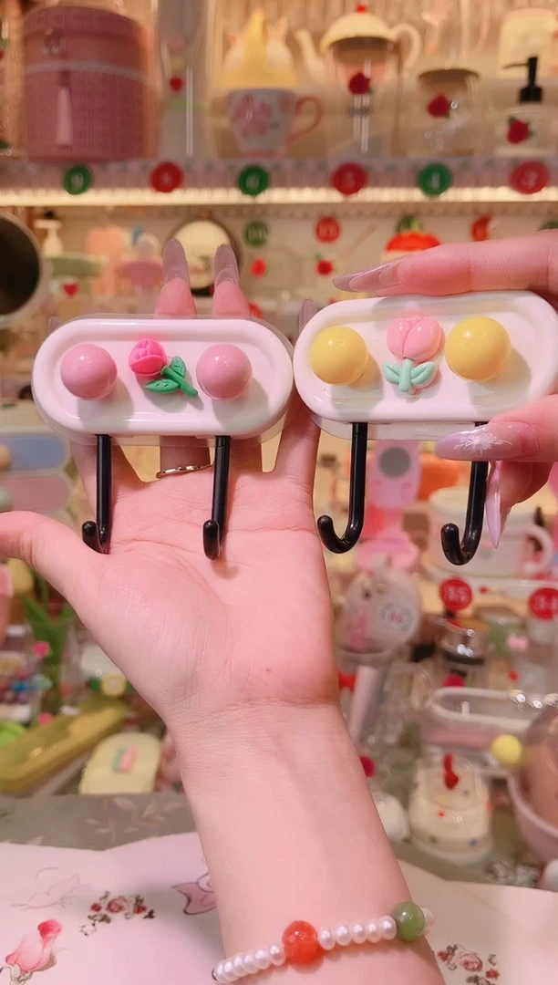 其他品质好发货快放心拍！双头挂钩粉黄