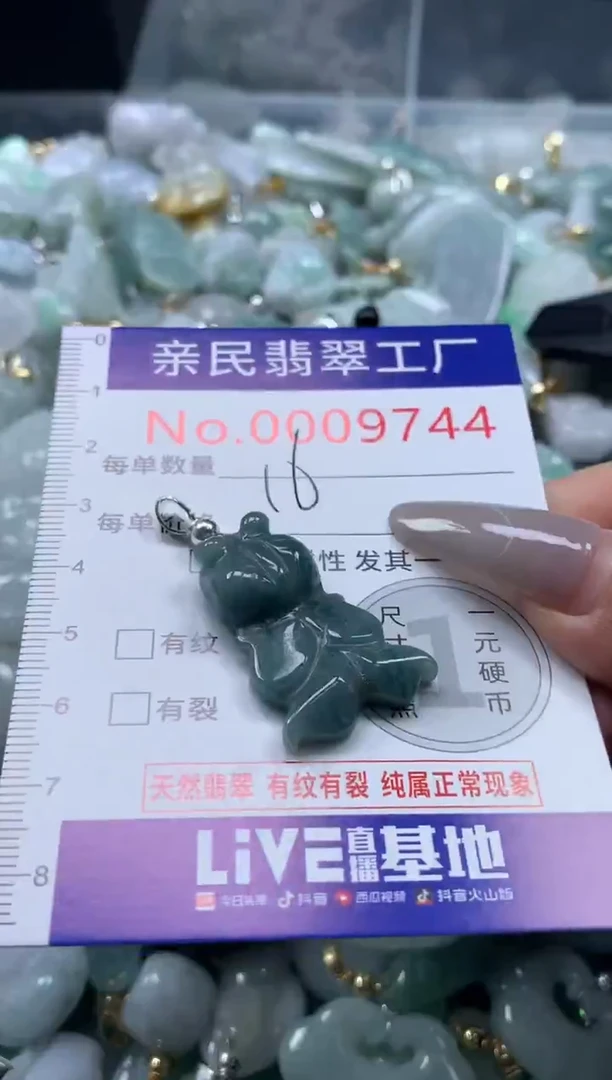 颈饰未镶嵌翡翠9744