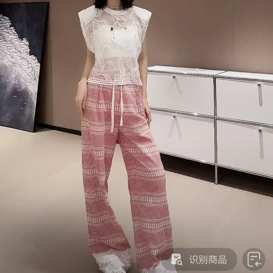 KK颜小新【咏蕊】设计感小众时尚气质舒适休闲日常夏白色蕾丝上衣