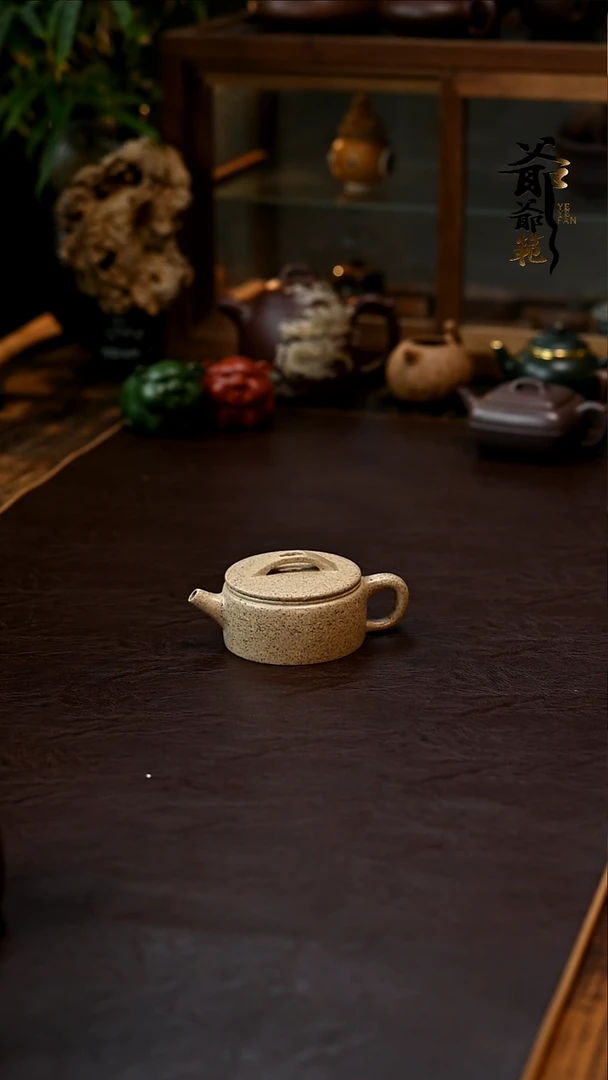 茶壶紫砂披****喵宜兴紫砂壶段泥汉瓦