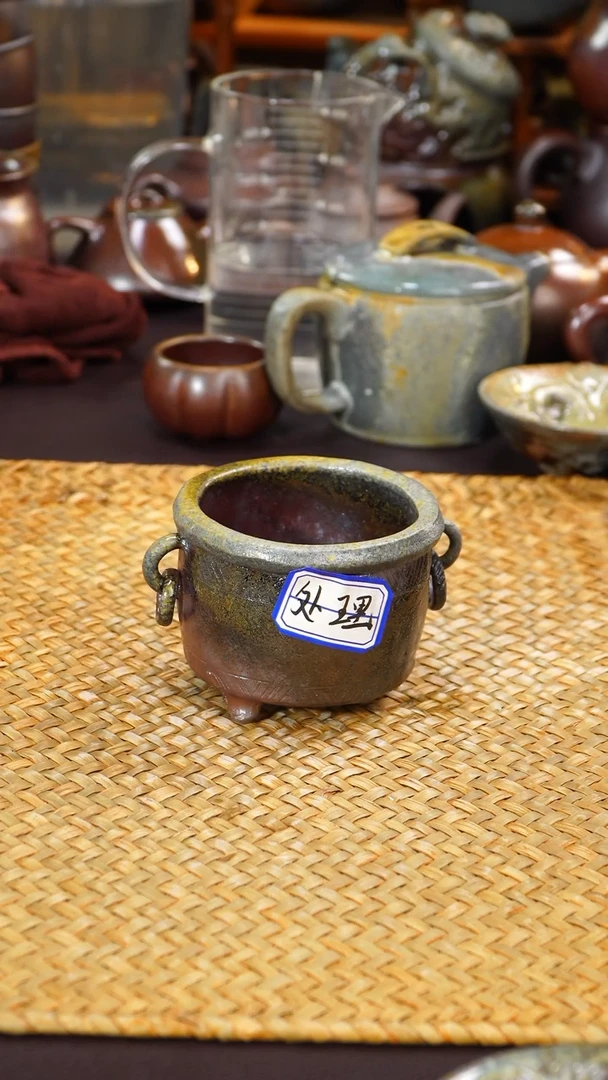 茶壶紫砂纯自然柴烧