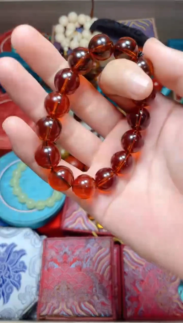 未镶嵌琥珀手链点击链接下单即可