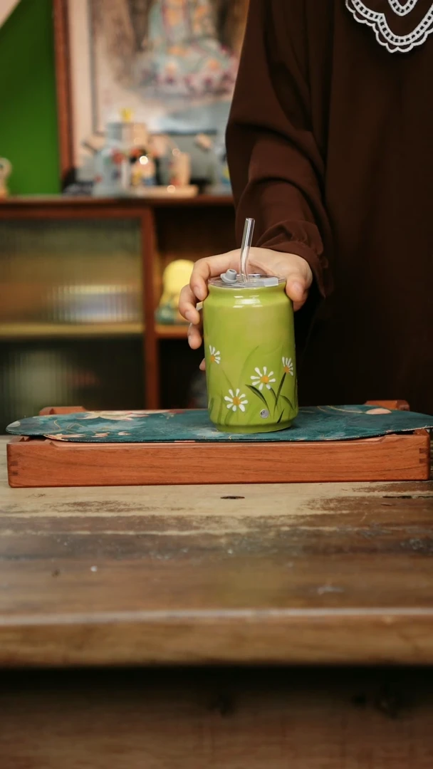 杯景德镇纯手工釉下彩精品茶具水杯