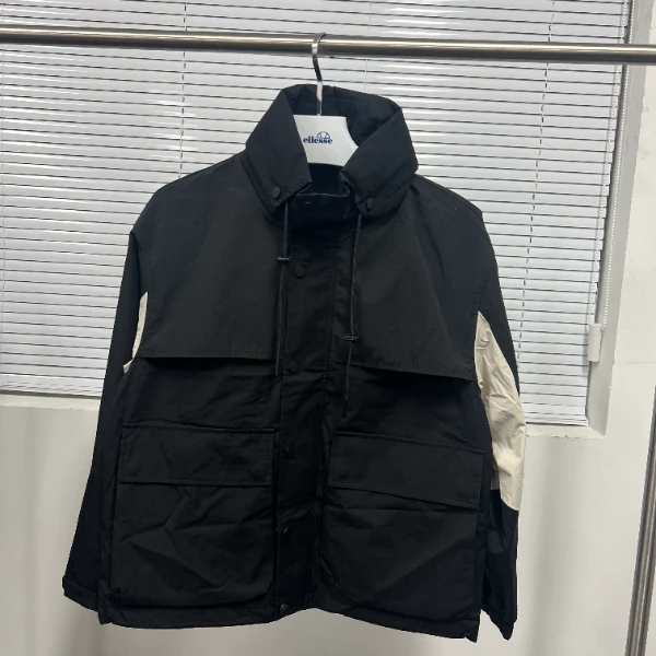 【G撤柜】H023立领连帽2穿冲锋衣外套宽松