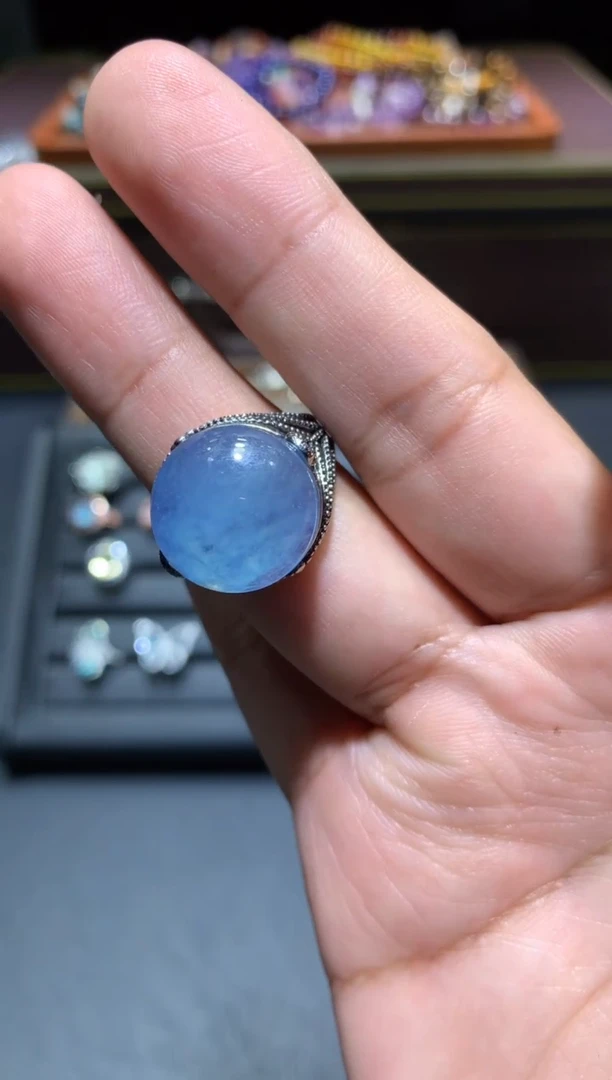 【闪购商品】海蓝宝石戒圈未镶嵌P23