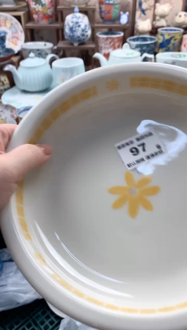 瓷片童**事97号九姑娘工艺品瓷器
