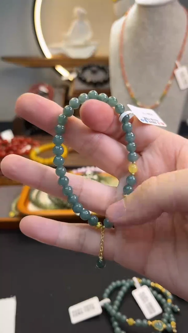 未镶嵌手链翡翠货号405