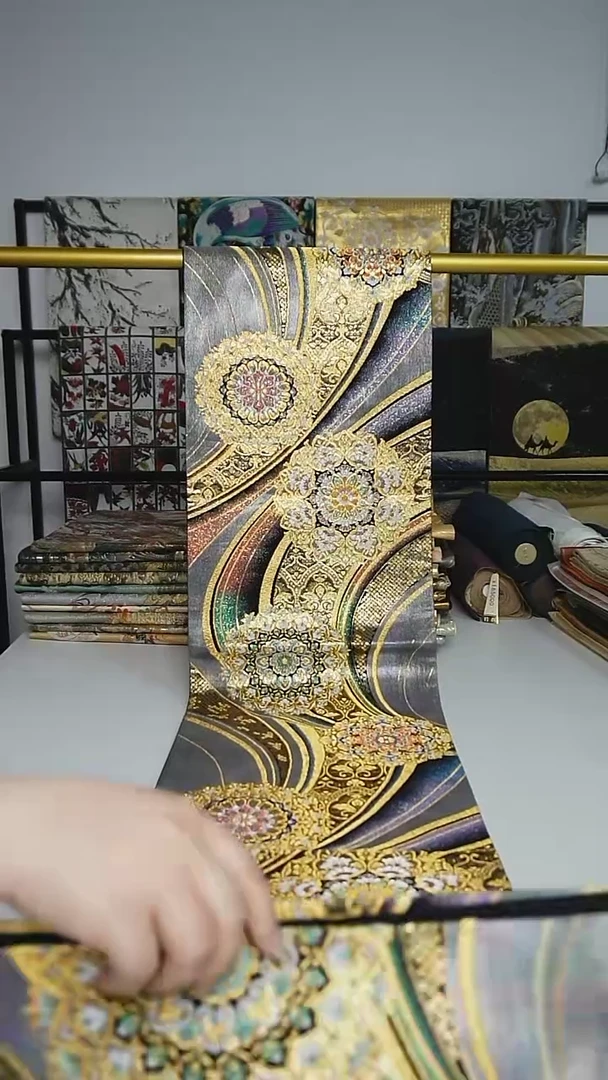 【闪购商品】织绣49 六通彩金宝相花