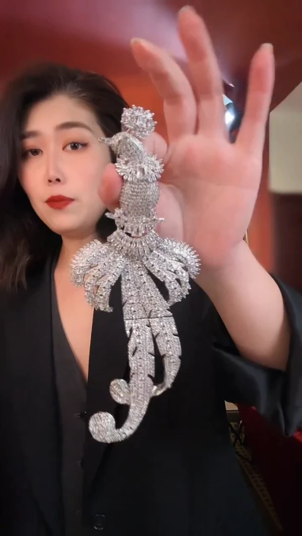 合金琉璃合金无重工百搭镶嵌款大大鸟胸针