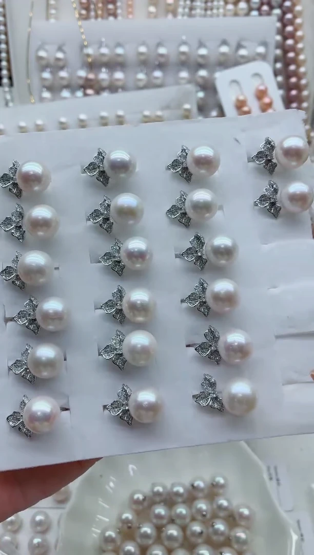 戒指合金淡水珍珠多样性发其一，非无暇