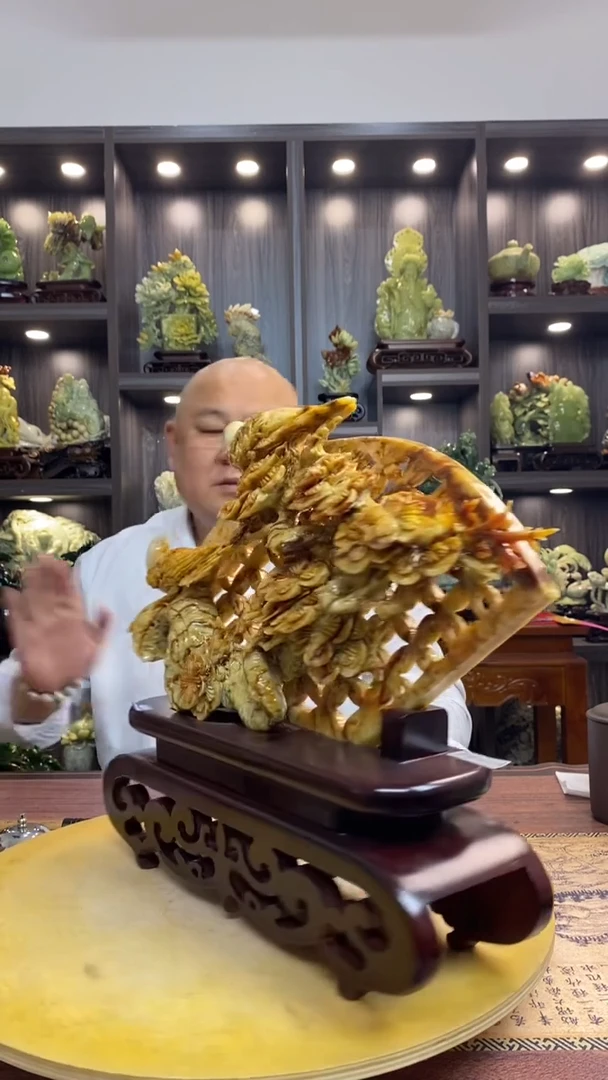 玉海****7 玉岫岩料手工雕刻装饰摆件居家送礼一物一图