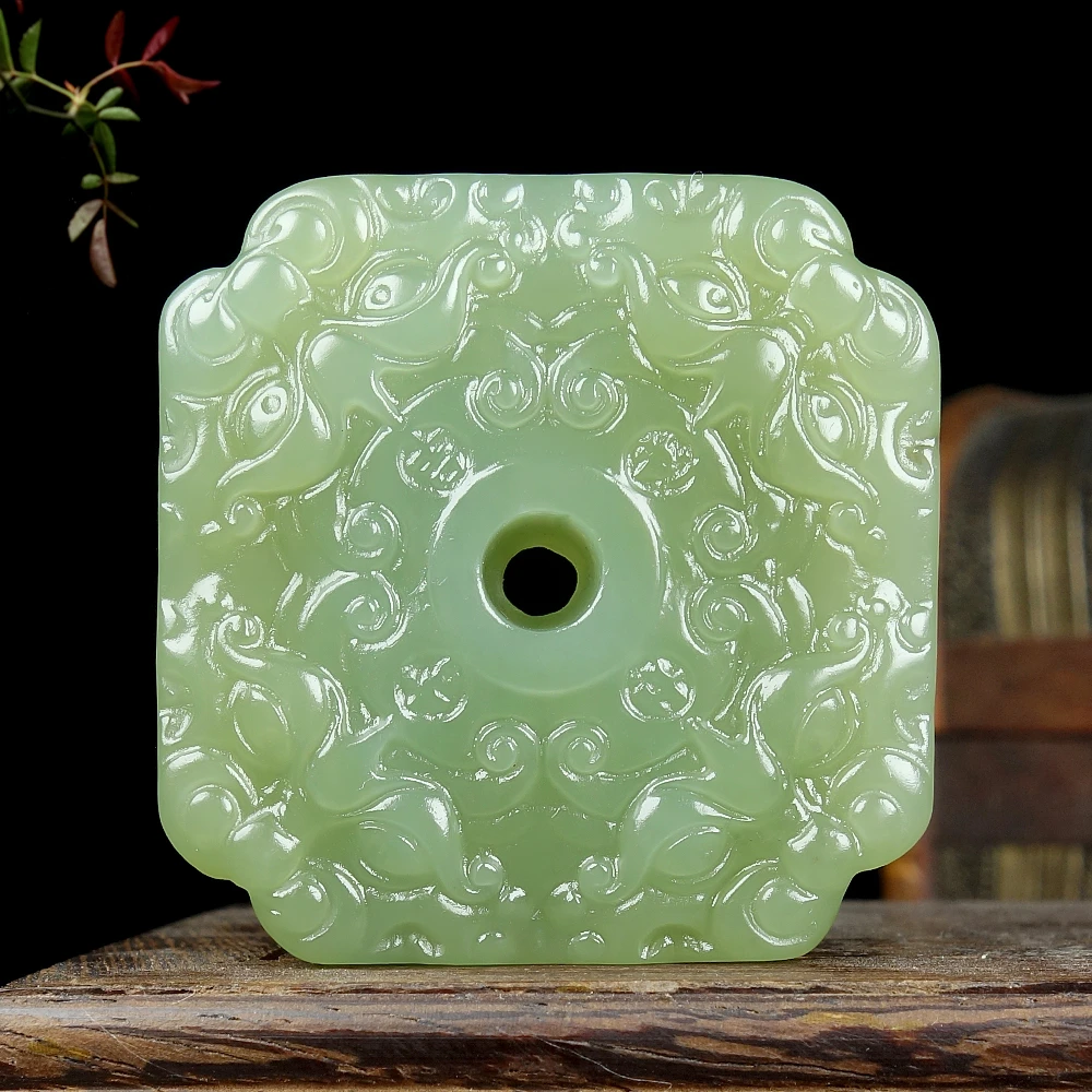 JF0987玉石珠宝精选和田玉吊坠