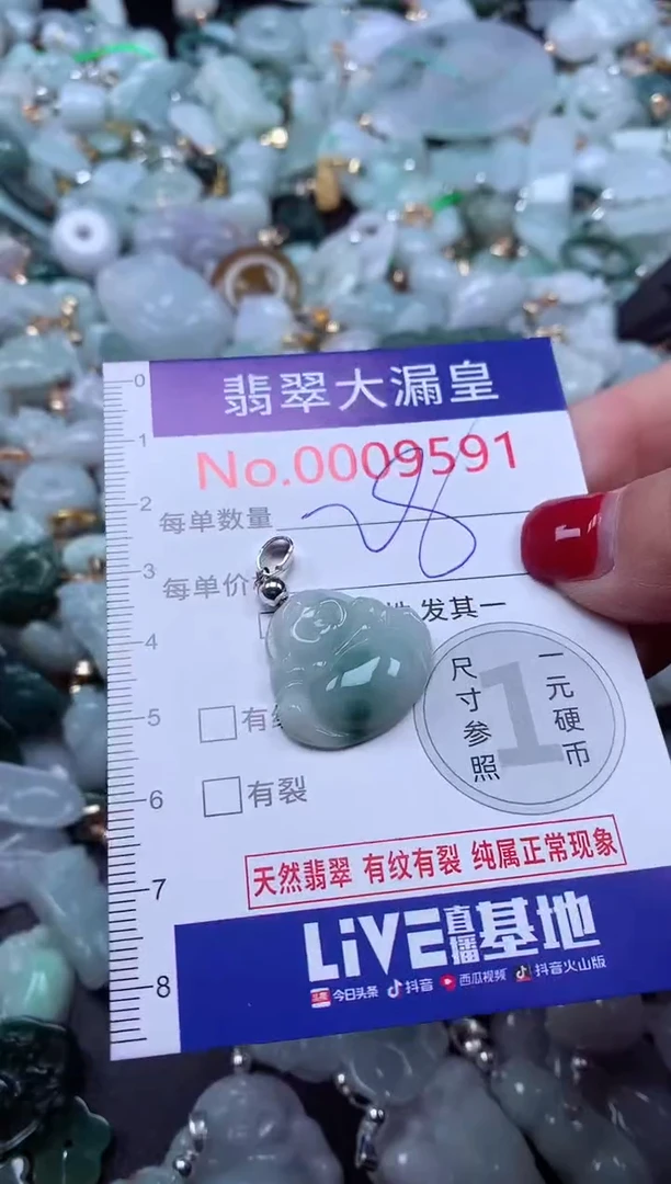 颈饰未镶嵌翡翠9591