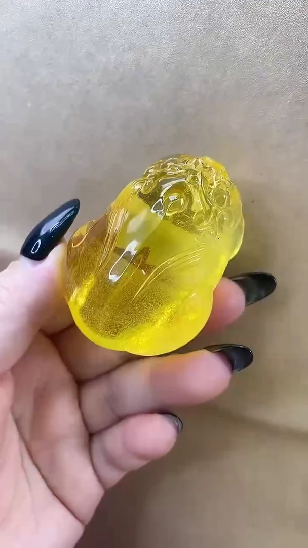 琥珀颈饰未镶嵌吊坠