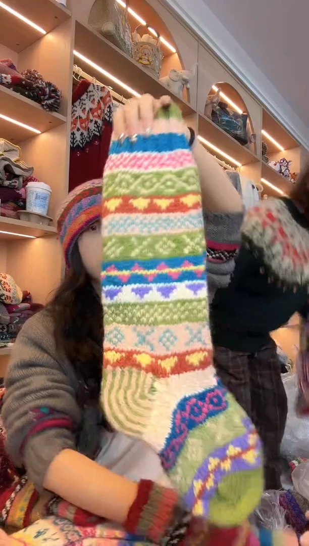 羊毛F****1百羊毛地板袜A583