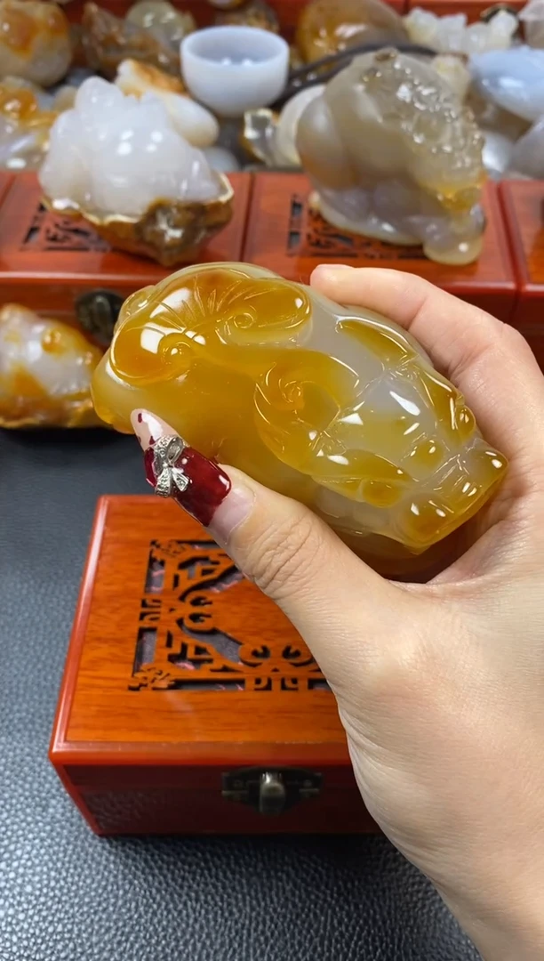 【闪购商品】玛瑙/玉髓手把未镶嵌1