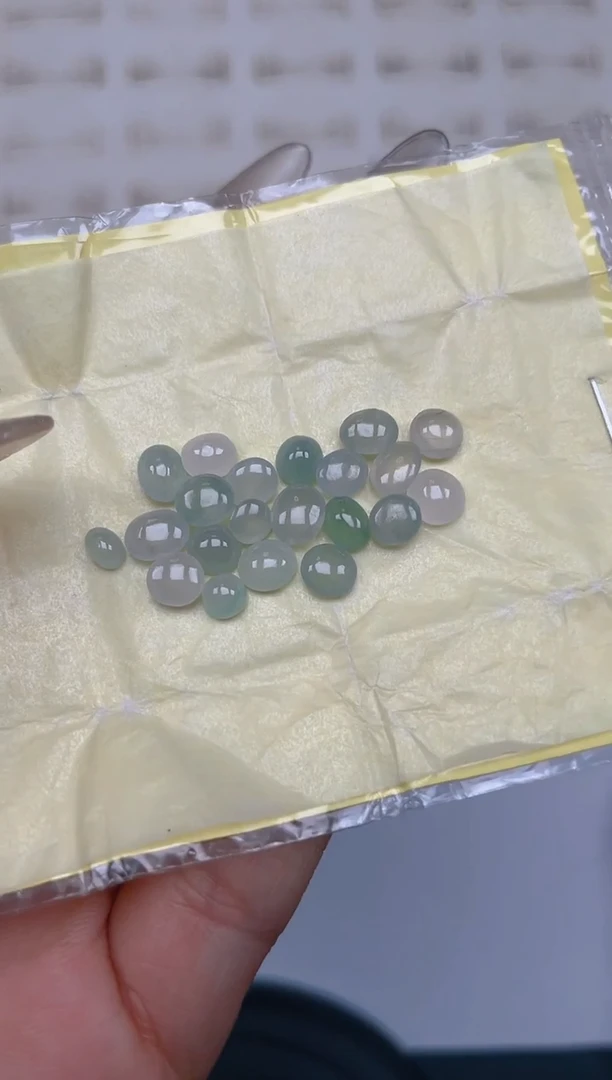 裸石翡翠天然翡翠裸石蛋面35