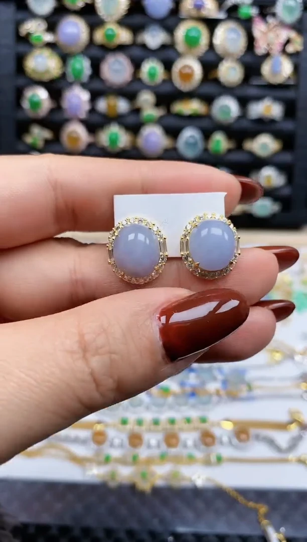 银S925镶嵌戒指翡翠219