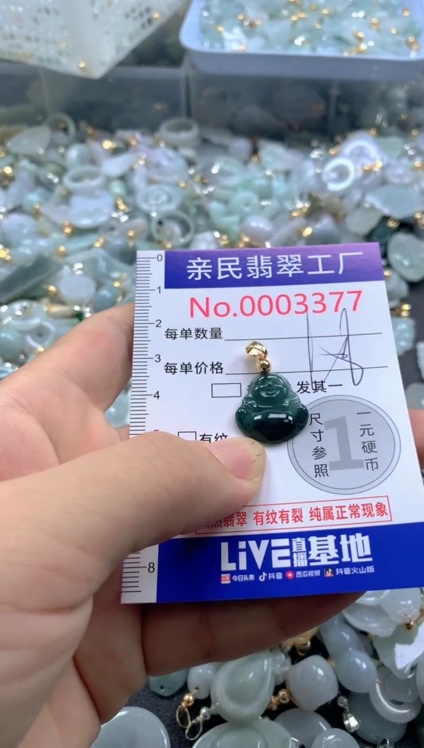 颈饰未镶嵌翡翠3377