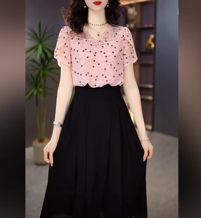 夏季新款连衣裙2025修身显瘦收腰韩版洋气质假两件拼接裙子M-4XL