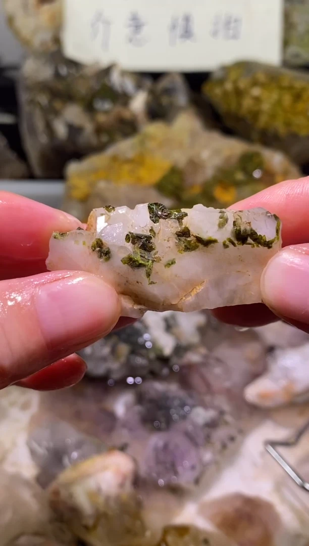 未镶嵌珠宝半成品水晶47号四川超七花园水晶