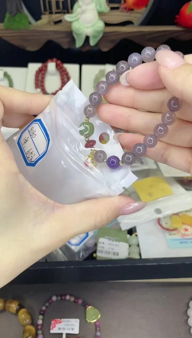 【闪购商品】玛瑙/玉髓手链合金玛瑙手链