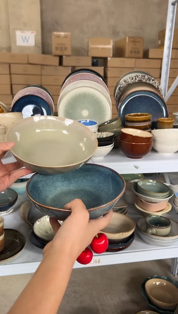 陶瓷外贸尾货瑕疵满20包邮X2 菜碗