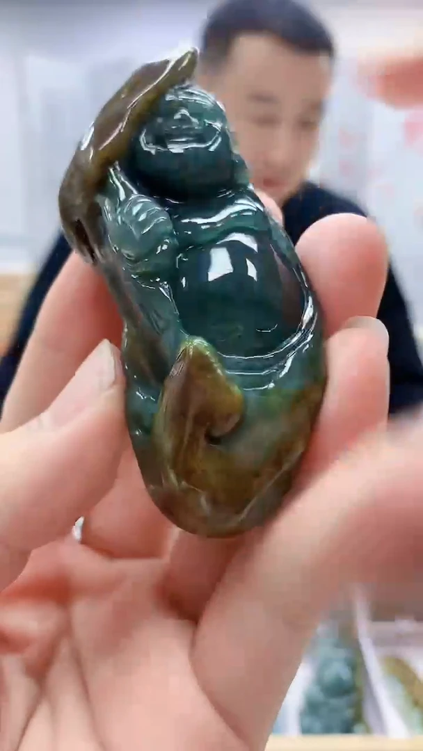 定制翡翠未镶嵌4898bb-毛货挂件79