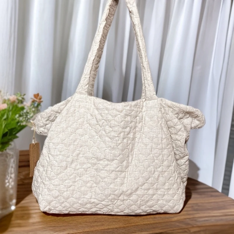 2023双根做旧小内袋一体式腋下时尚单肩包肩包菱格简约性感风新款