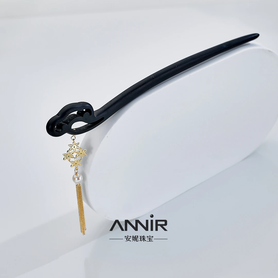 “如意”古风流苏珍珠发簪 原创设计 1305H00DY